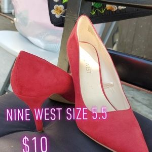 Red heels size 5.5